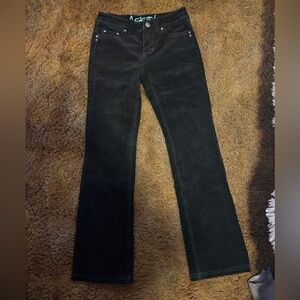 Black corduroy pants